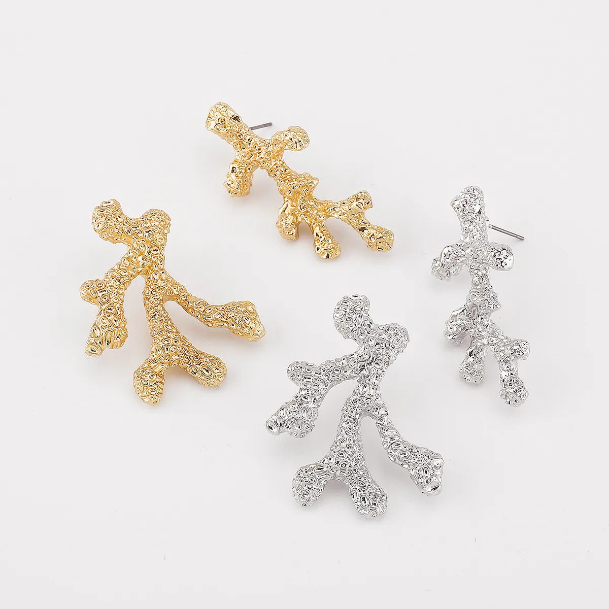 Coral earrings