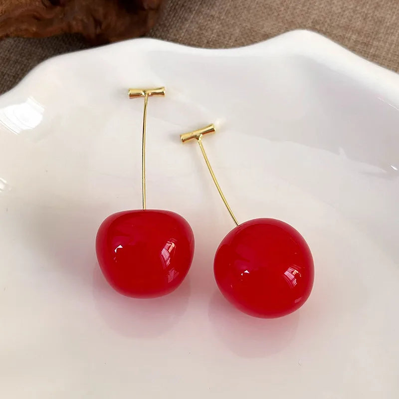 Sweet cherry earrings