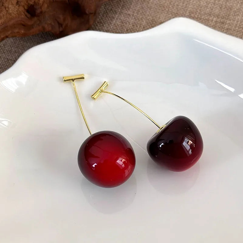 Sweet cherry earrings