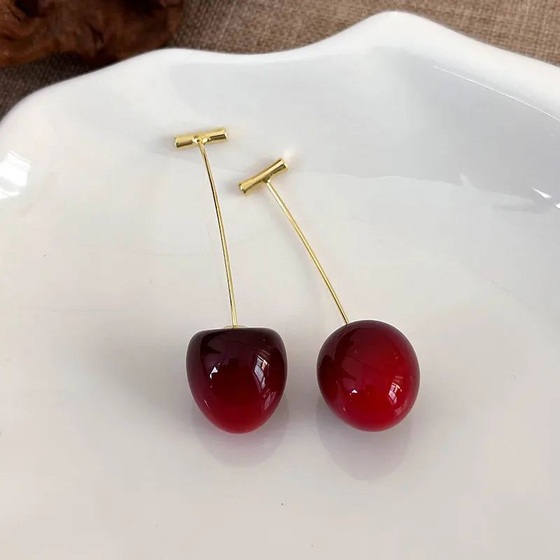 Sweet cherry earrings