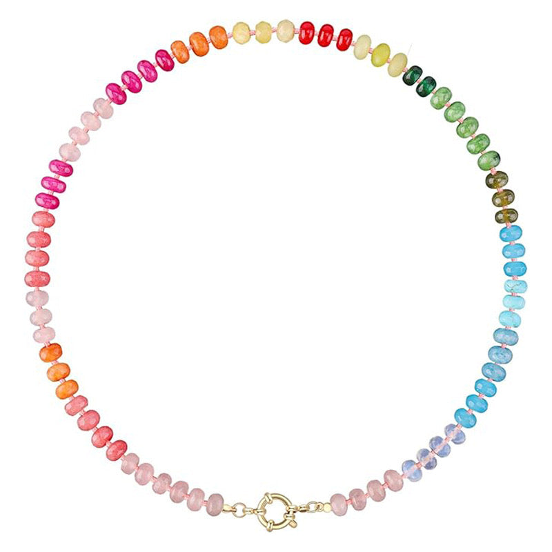 White crystal necklaces