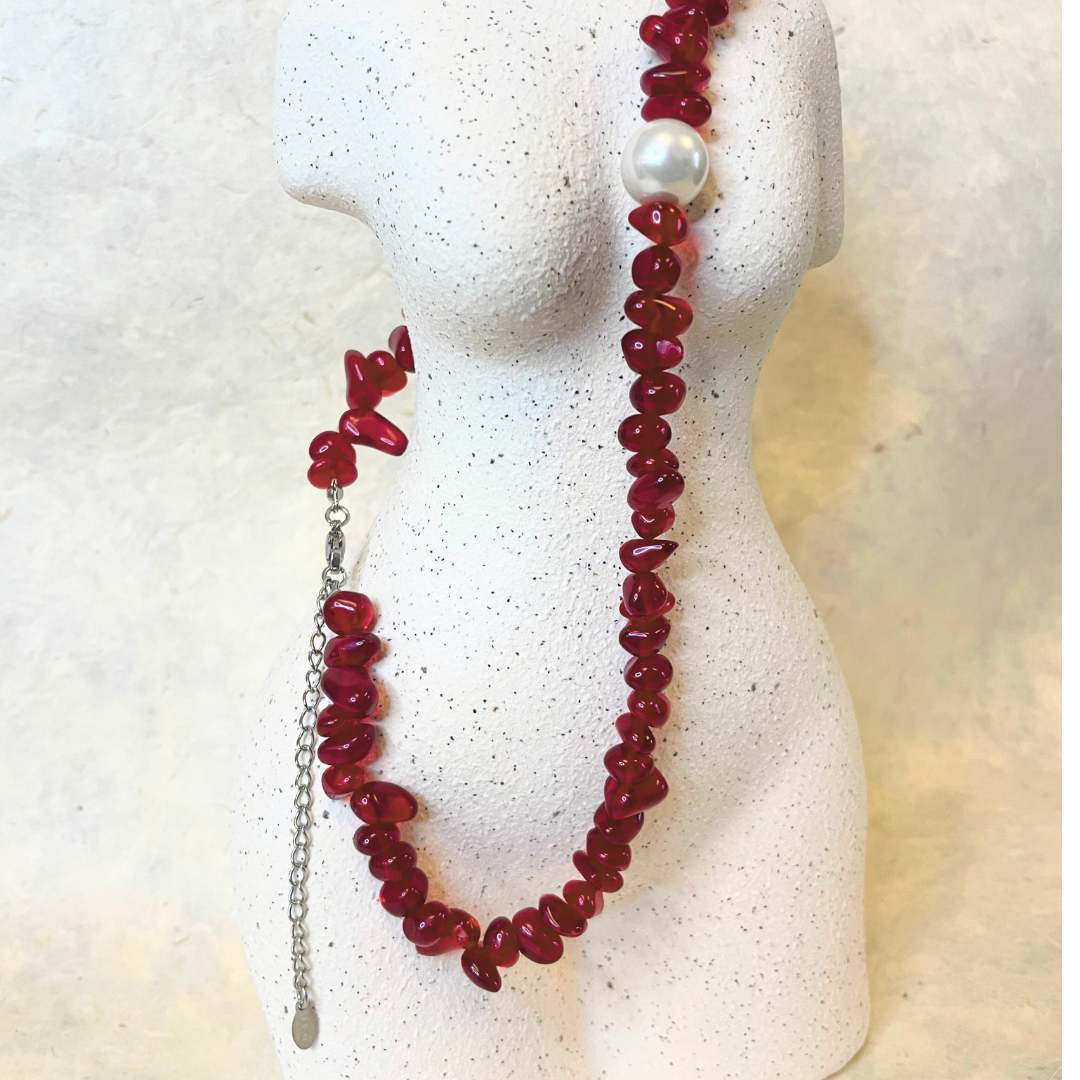 Red necklaces