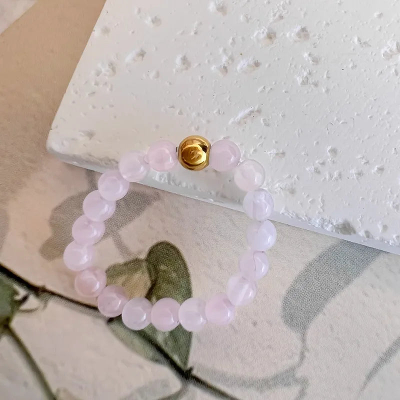 Alaia natural stone rings