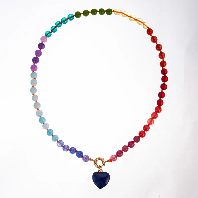 White crystal necklaces