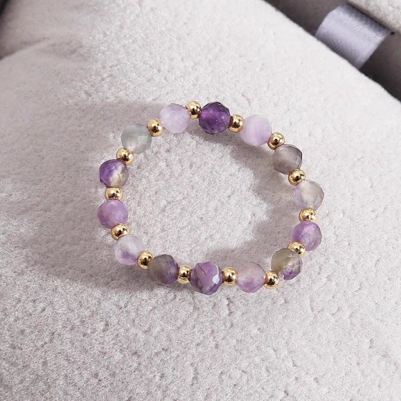 Alaia natural stone rings