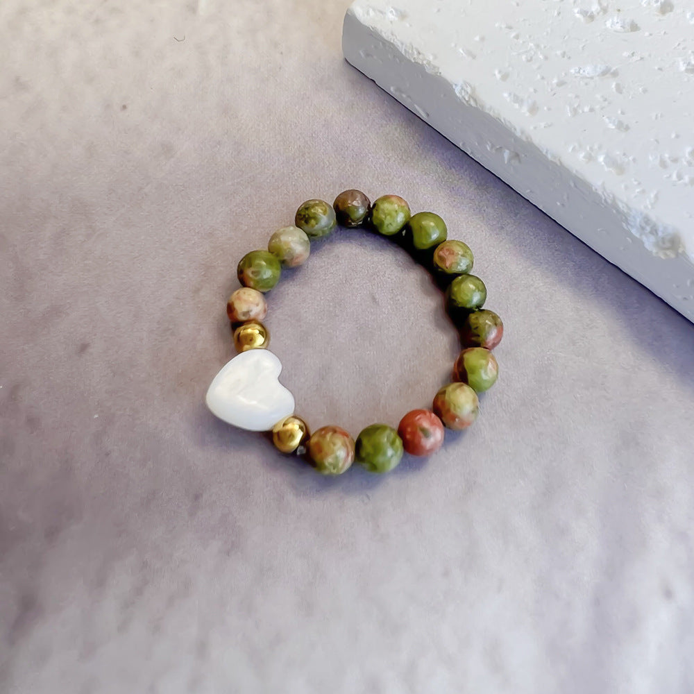 Alaia natural stone rings