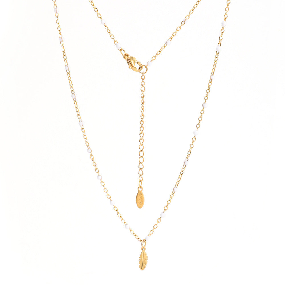 Feuilles necklaces