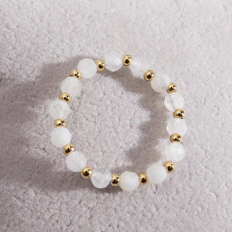 Alaia natural stone rings