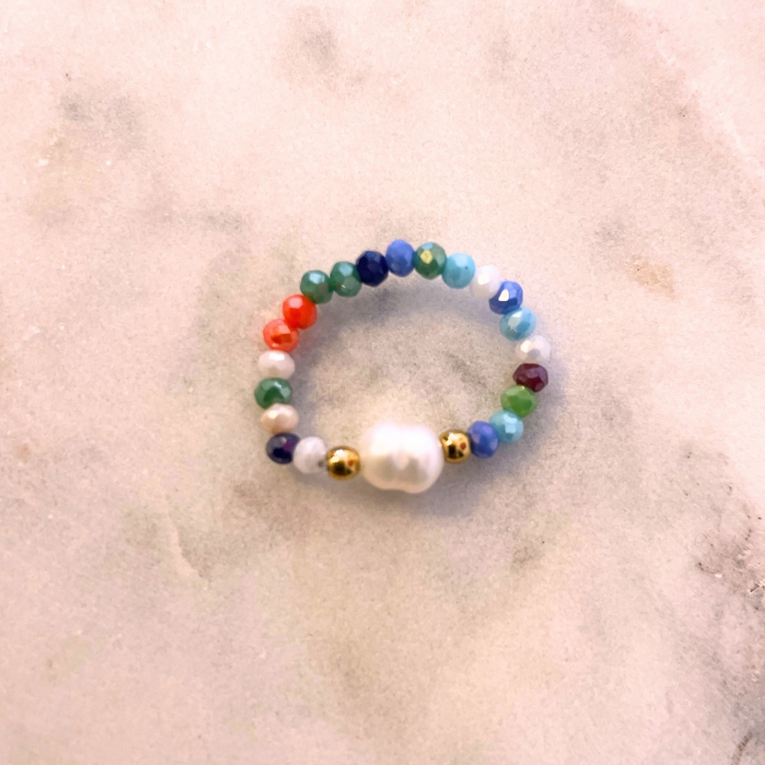 Alaia natural stone rings