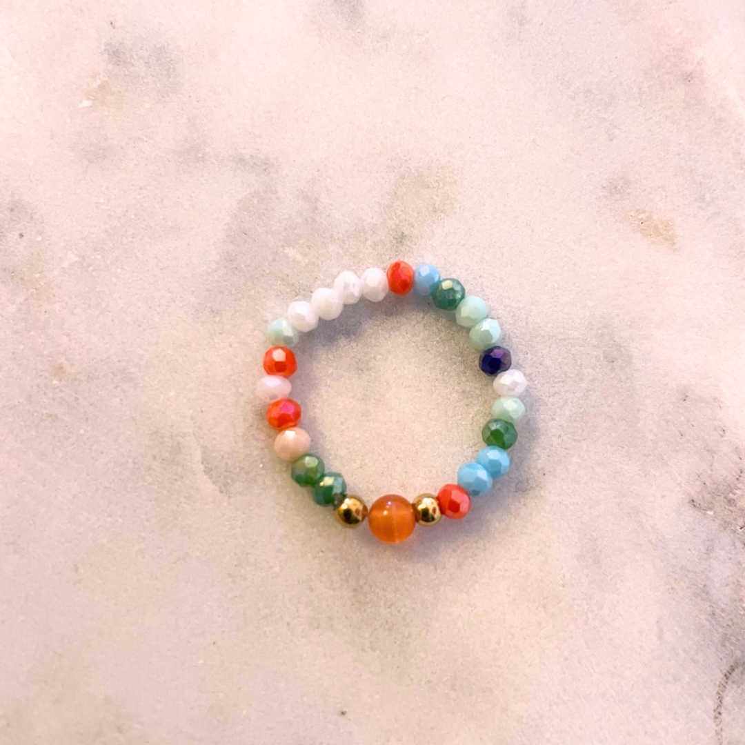Alaia natural stone rings