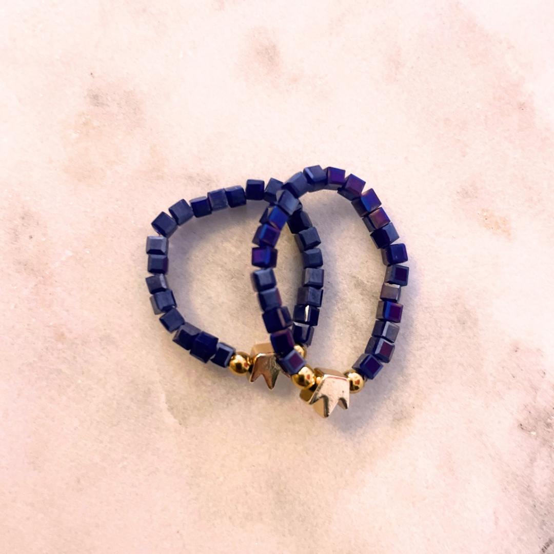 Alaia natural stone rings