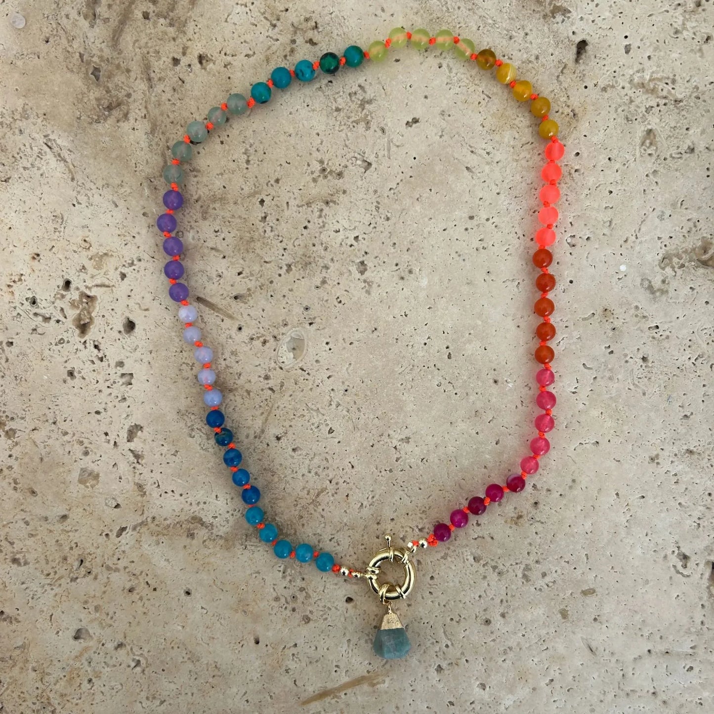 White crystal necklaces