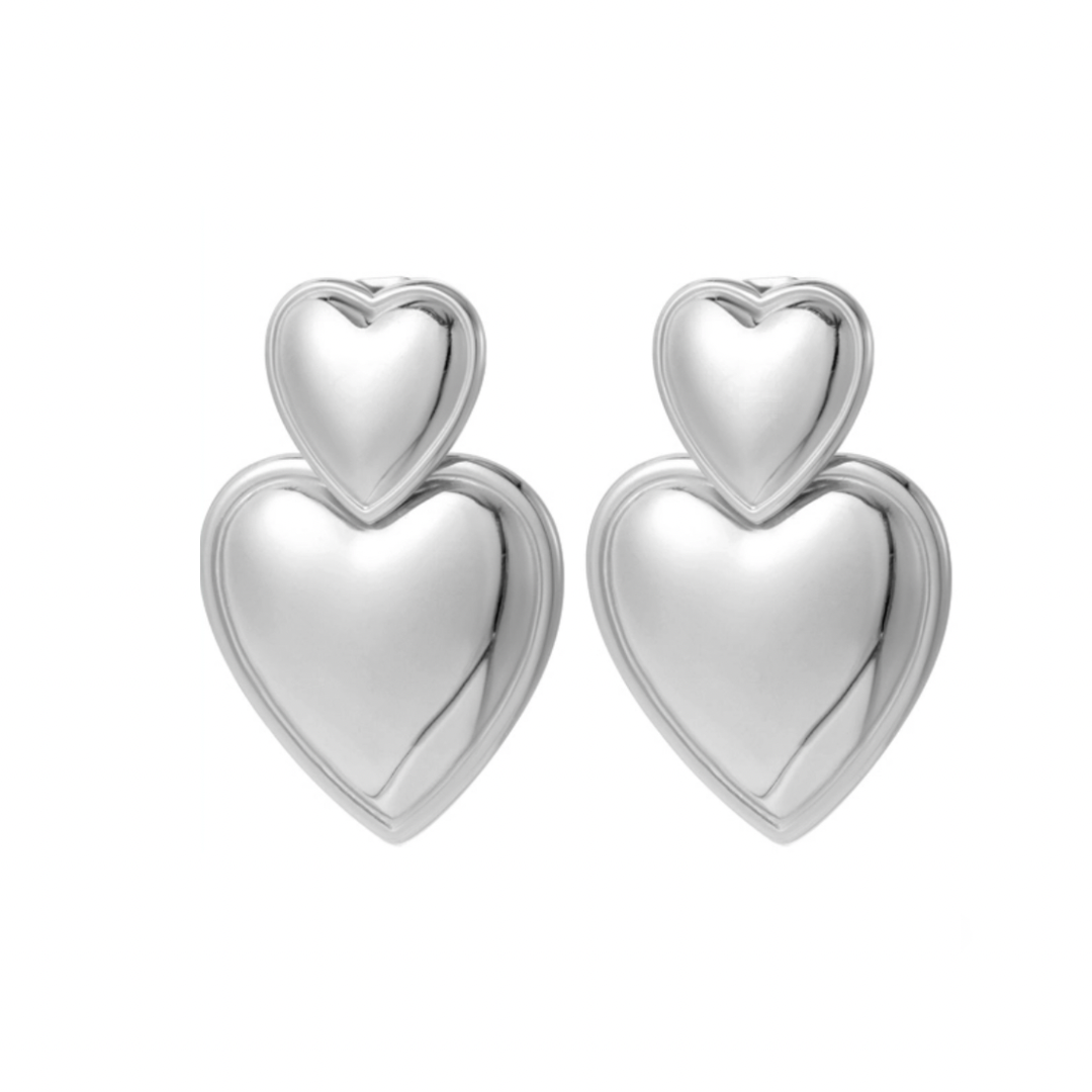 Double  and triple amour earrings