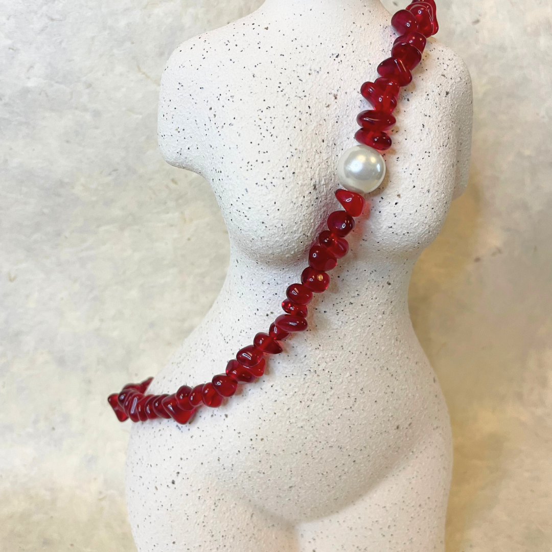Red necklaces