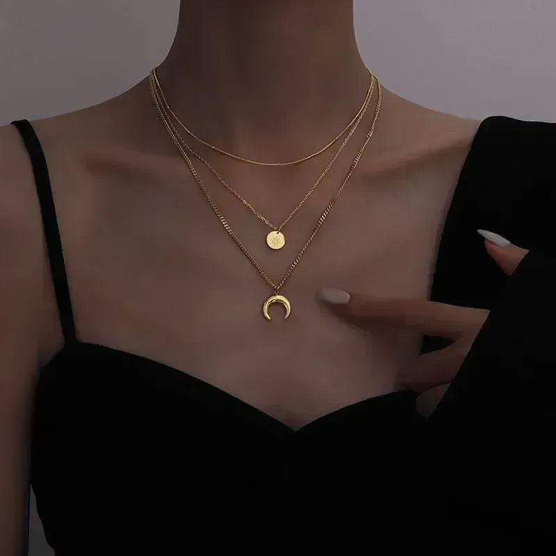 Moon necklace