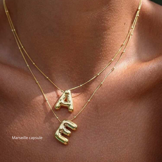 AE  initials letter necklaces