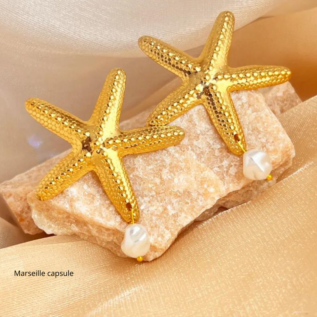 Seastar earrings