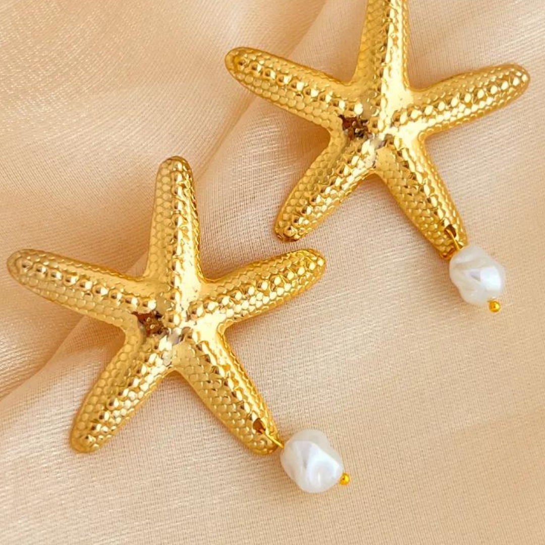 Seastar earrings