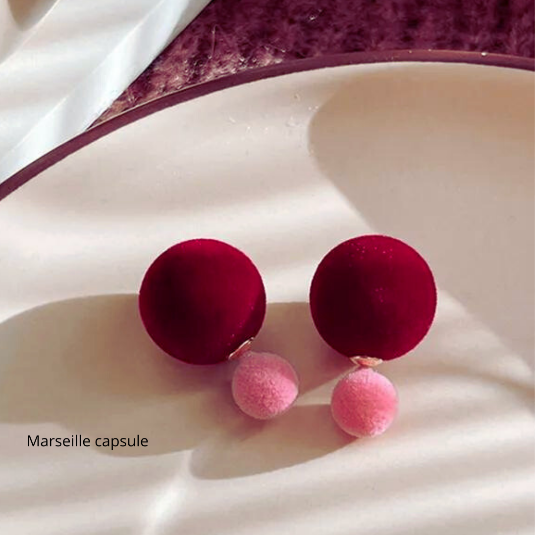 Rouge earrings