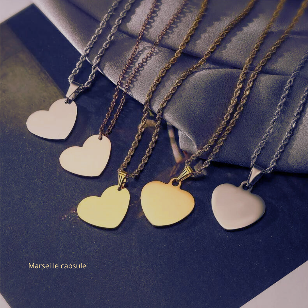 Coeur et Angel necklaces