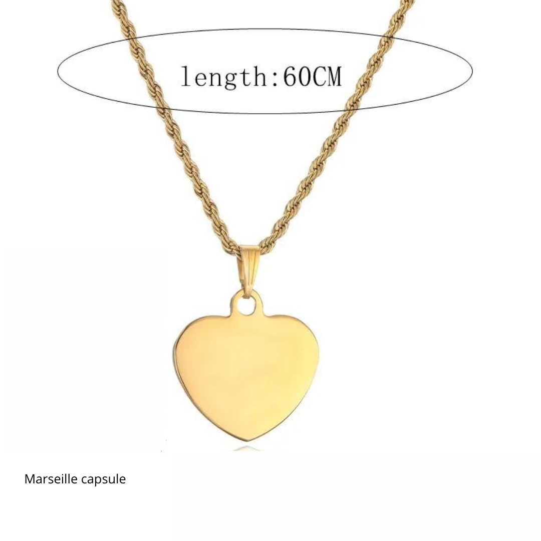 Coeur et Angel necklaces