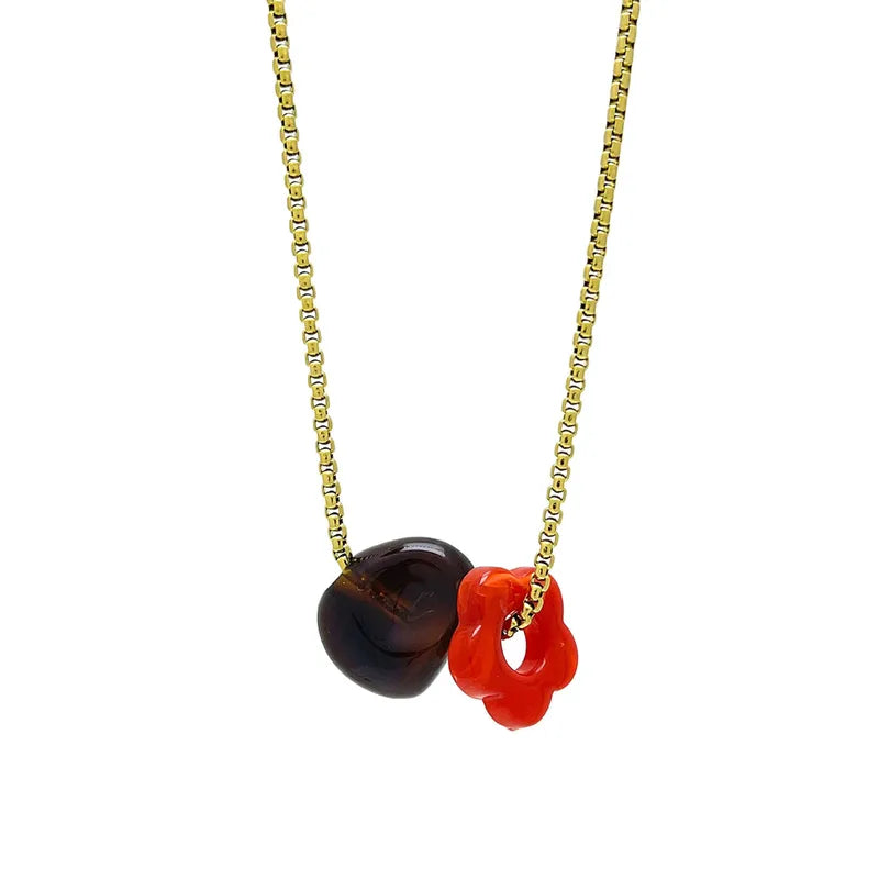 Flowers necklaces